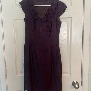Elegant Purple Women's Dress